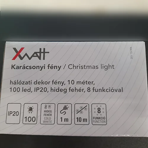 Catena di illuminazione «Karácsonyi fény, Christmas light» — foto 2 dell'alert SR/04100/25