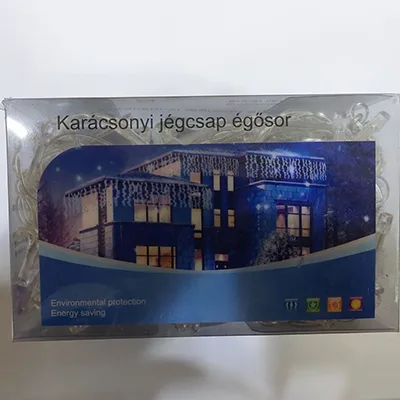 Catena di illuminazione «Karácsonyi jégcsap égősor» — foto 1 dell'alert A12/02352/24