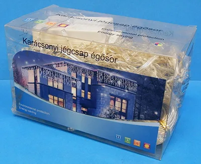 Catena di illuminazione «Karácsonyi jégcsap égősor (Christmas icicle burning line)»