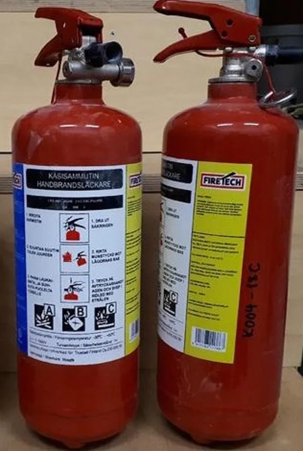 Estintore «käsisammutin» (Firetech)