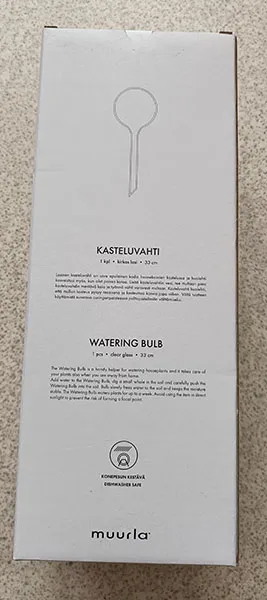 Lampadina di irrigazione «Kasteluvahti watering bulb» — foto 3 dell'alert A12/01456/22