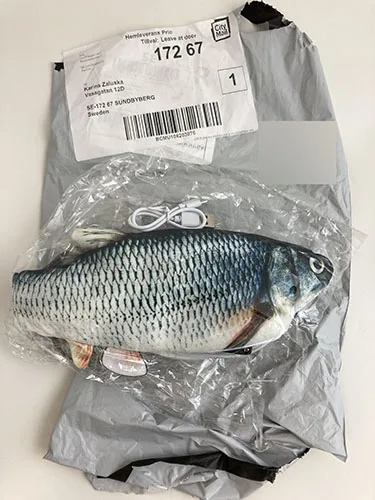 Giocattolo elettrico «Kattleksak - Rörlig Fisk» — foto 2 dell'alert A12/02838/23