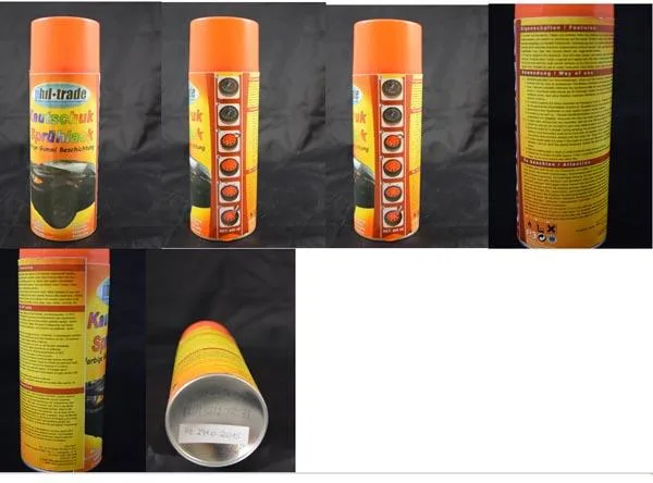 Vernice spray in gomma «Kautschuk Sprühlack ("Rubber spray paint")» — foto 1 dell'alert A11/0072/15