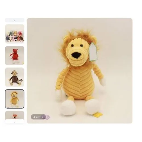 Giocattolo morbido «Kawaii rayé renard peluche jouets enfants animaux en peluche lapin  jouets enfants bébé …» (NewSway)