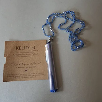 Collana «KELITCH Kristall Silber Buddha Perlenkette Handgemachte Lange Quaste Anhänger Halsketten…» — foto 4 dell'alert A12/03190/24