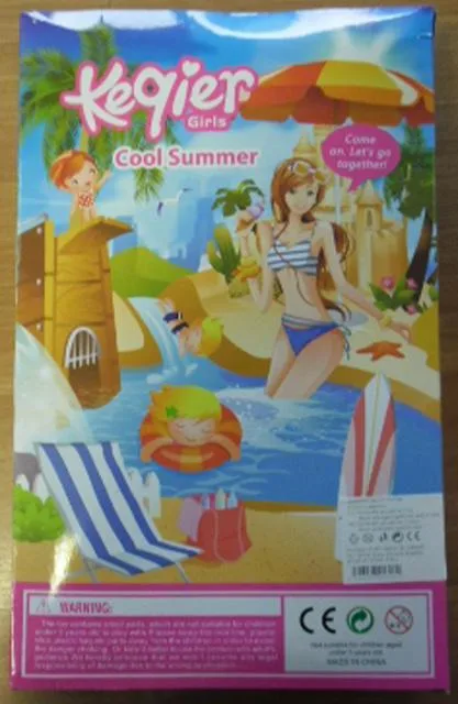 Bambole in plastica con accessori «Keqier Girls - Cool Summer» — foto 3 dell'alert A12/1936/13