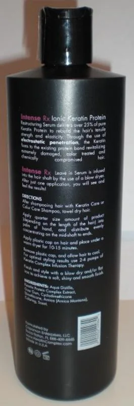 Prodotti per il trattamento dei capelli «Keratin Complex Repair Therapy – Intense RX» — foto 2 dell'alert A12/0603/13