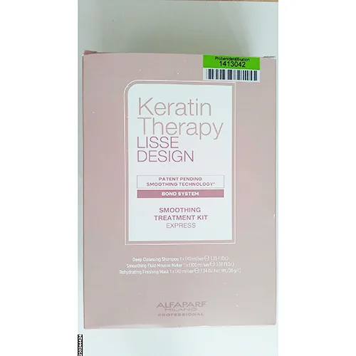 Prodotto per raddrizzare i capelli «Keratin Therapy LISSE DESIGN SMOOTHING TREATMENT KIT EXPRESS, Step 2 Smoothing Fluid Mo…» — foto 5 dell'alert SR/03481/25