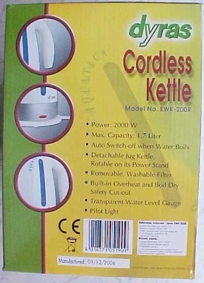 Kettle senza fili — foto 2 dell'alert 0411/08