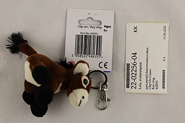 Peluche giocattolo «Key ring» (Clip-On Crew)