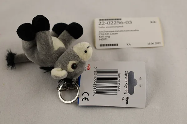 Peluche giocattolo «Key ring» — foto 2 dell'alert A12/01070/22