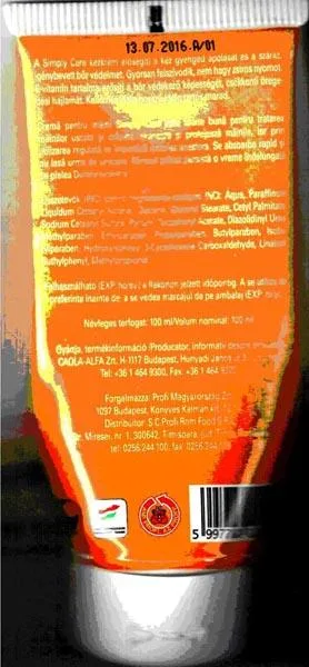 Crema per le mani «KÉZKRÉM ('Hand cream')» — foto 1 dell'alert A12/0307/16