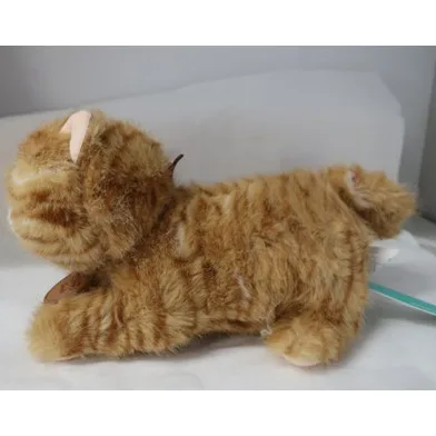 Giocattolo morbido «Khaki striped cute lying cat plush toy 23cm» — foto 3 dell'alert SR/02484/26