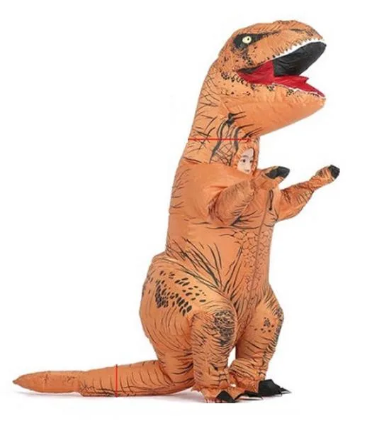 Costume da sposa per bambini «KID BROWN T REX - T-Rex inflatable Costume» (Unknown)