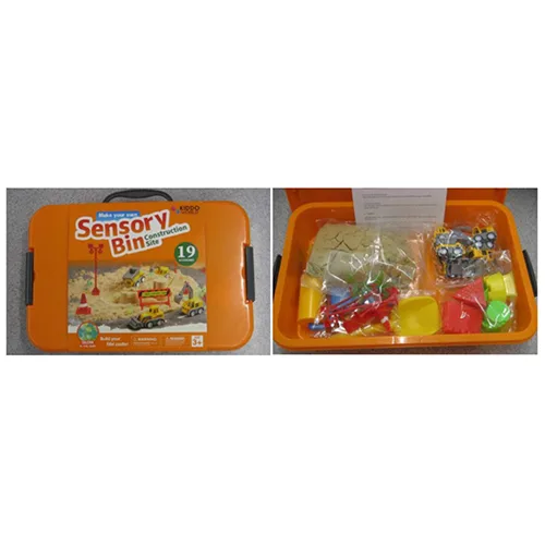 Giocattolo di attività della sabbia «Kiddo world - Make your own Senzory Bin Construction Site» — foto 4 dell'alert SR/01892/26