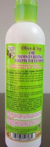 Balsamo per capelli «Kids Organics Olive & Soy Oil Moisturizing Growth Lotion» — foto 2 dell'alert A12/1456/17