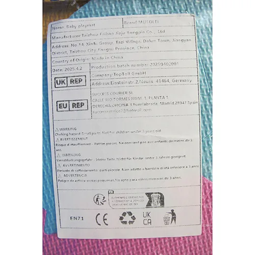 Tappetino per puzzle «Kids play puzzle  mat» — foto 6 dell'alert SR/01856/26