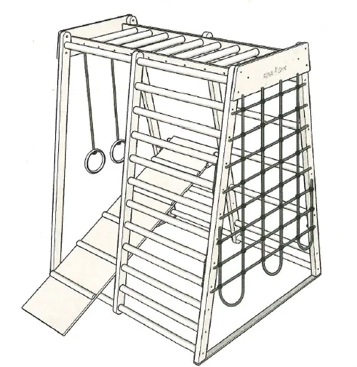 Telaio da arrampicata «Kids Wall Bar Set» — foto 1 dell'alert SR/01997/25