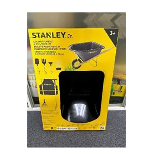 Set da giardinaggio per bambini «Kids Wheelbarrow and 7-piece Garden Set» (Stanley Jr)