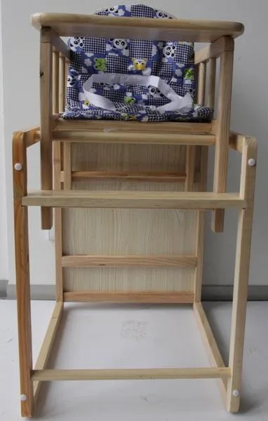 Seggiolone per bambini «Kinderhochstuhl Holz ('Children’s wooden high-chair')» (TecTake)