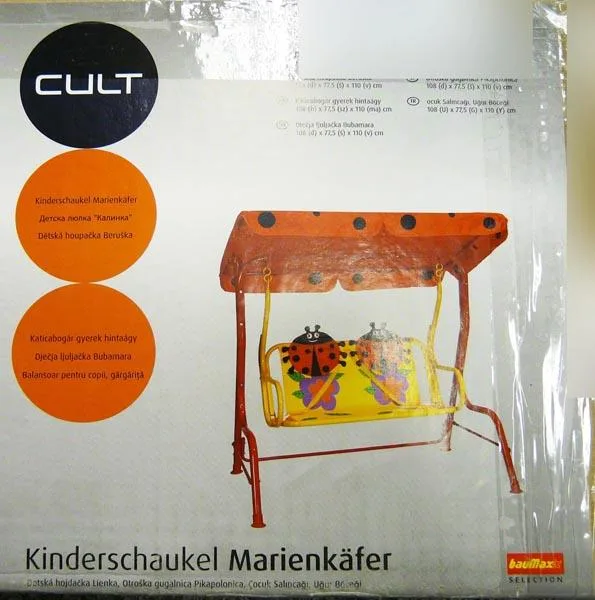 Sedia altalena per bambini «Kinderschaukel  Marienkafer» (CULT / Baumax)