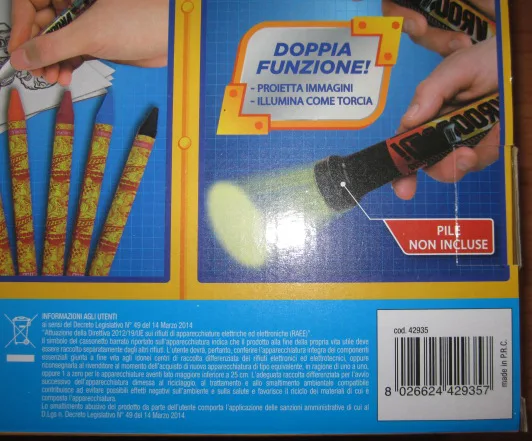 Kit giocattolo per la pittura «KIT COLORA E GIOCA» — foto 3 dell'alert A12/00292/20