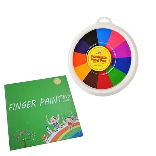 Kit di verniciatura a dito «Kit de peinture au doigt amusant pour enfants, graffiti coloré, dessin pour enfants, jar…»