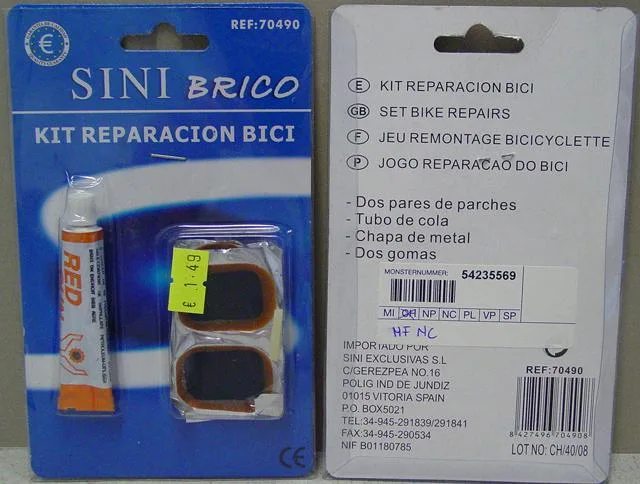 Kit riparazione pneumatici – Kit riparazione Bici — foto 1 dell'alert 0464/10
