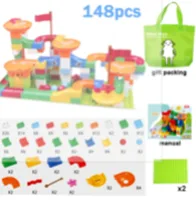 Set di costruzione giocattolo «Kitoz Big Size Marble Race Run Maze Ball Track Funnel Slide Building Block Brick Educati…» (Kitoz Toys)