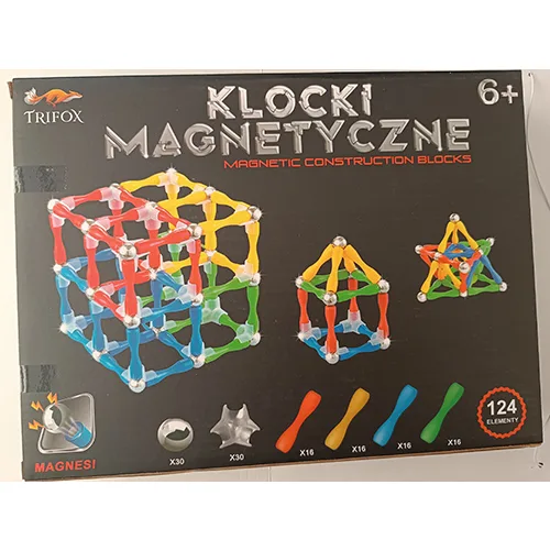 Giocattolo magnetico «Klocki magnetyczne» — foto 2 dell'alert SR/01691/25
