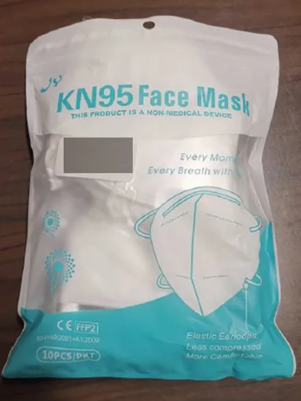 Maschera filtro antiparticolato «KN 95 FACE MASK» (JY-JUNYUE)