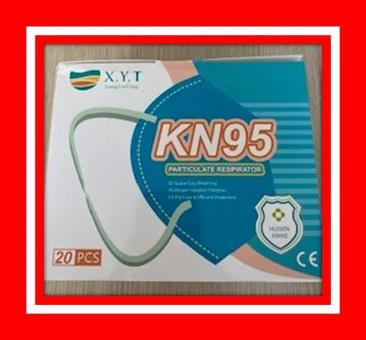 Maschera filtro antiparticolato «KN 95 particulate respirator» — foto 1 dell'alert INFO/00068/20