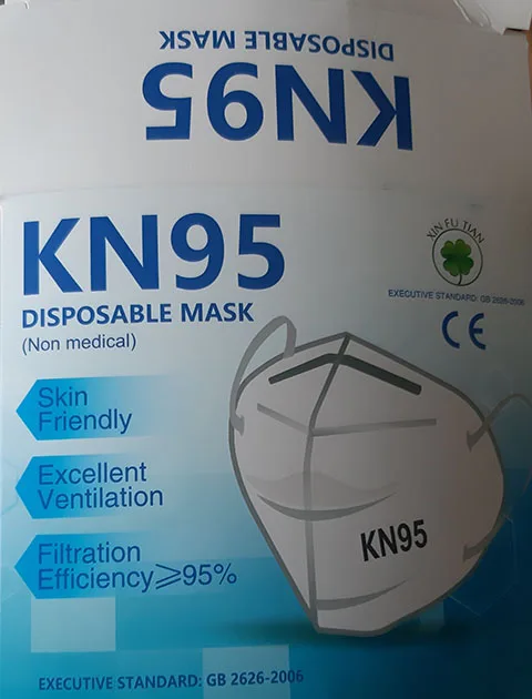 Maschera filtro antiparticolato «KN95 Disposable Mask» (XIN FU TIAN)