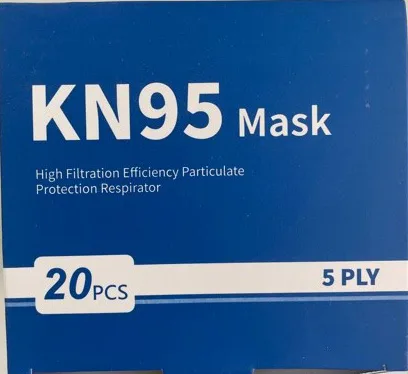 Maschera filtro particella «KN95 Disposable Respirator Face Mask»