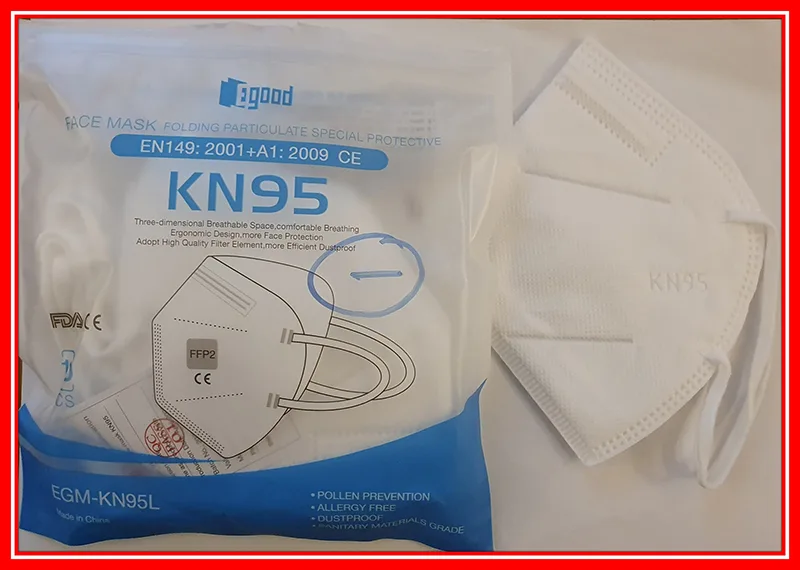 Maschera filtro antiparticolato «KN95» — foto 2 dell'alert A12/00789/20