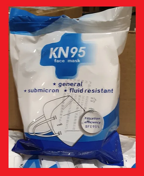 Maschera filtro particella «KN95 face mask» — foto 3 dell'alert INFO/00133/20