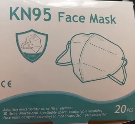 Maschera filtro antiparticolato «KN95 Face Mask» — foto 4 dell'alert INFO/00169/20