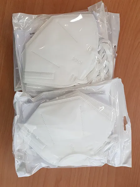 Maschera filtro antiparticolato «KN95 face mask» — foto 1 dell'alert A12/00931/21