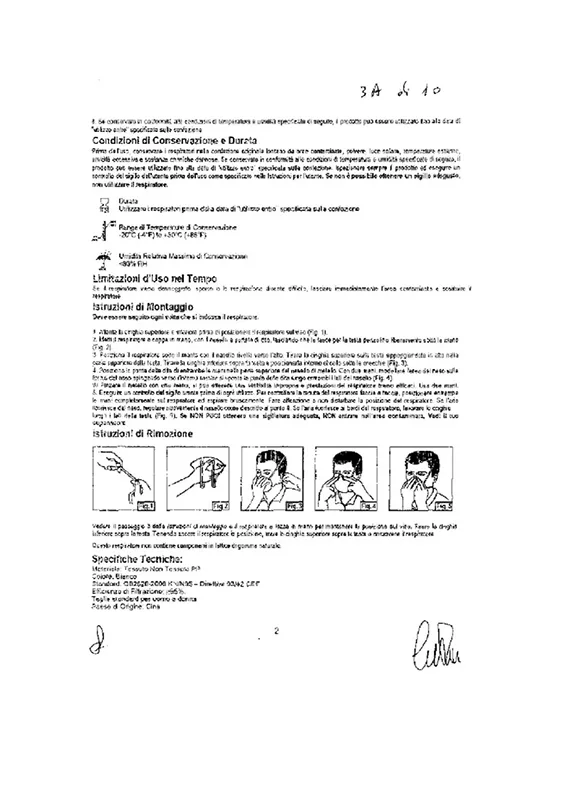 Maschera filtro antiparticolato «KN95 HAZE PROOF MASK» — foto 1 dell'alert INFO/00112/20