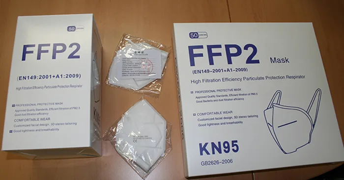 Maschera filtro particella «KN95 - Mask (non-medical use)» — foto 5 dell'alert A12/00573/21