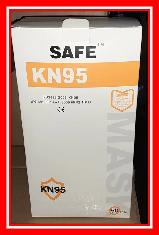 Maschera filtro antiparticolato «KN95 MASK» — foto 4 dell'alert A12/00794/20