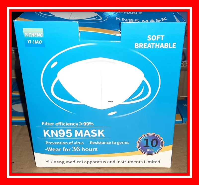 Maschera filtro antiparticolato «KN95 Mask» — foto 4 dell'alert A12/00783/20