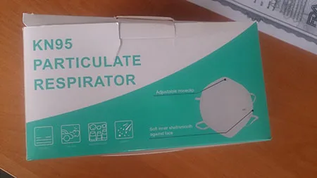 Maschera filtro particella «KN95 Particulate Respirator» — foto 3 dell'alert INFO/00050/21