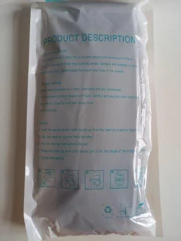 Maschera filtro antiparticolato «KN95 Professional protection» — foto 2 dell'alert A12/00945/22