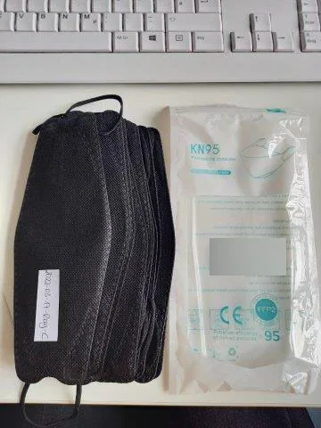 Maschera filtro antiparticolato «KN95 Professional protection» — foto 6 dell'alert A12/00945/22