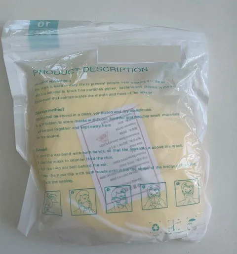 Maschera filtro particella «KN95 Professional Protection» — foto 3 dell'alert A12/01183/21