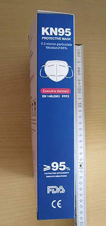 Maschera filtro particella «KN95 Protective Mask 4 Layer Protection KN95» — foto 3 dell'alert A12/00384/21