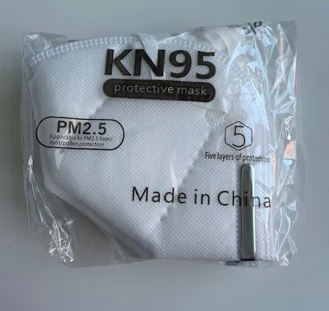 Maschera filtro particella «KN95 protective Mask» — foto 1 dell'alert A12/00016/22