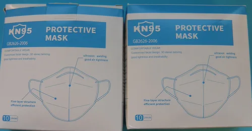 Maschera filtro particella «KN95 PROTECTIVE MASK» — foto 3 dell'alert A12/01205/21