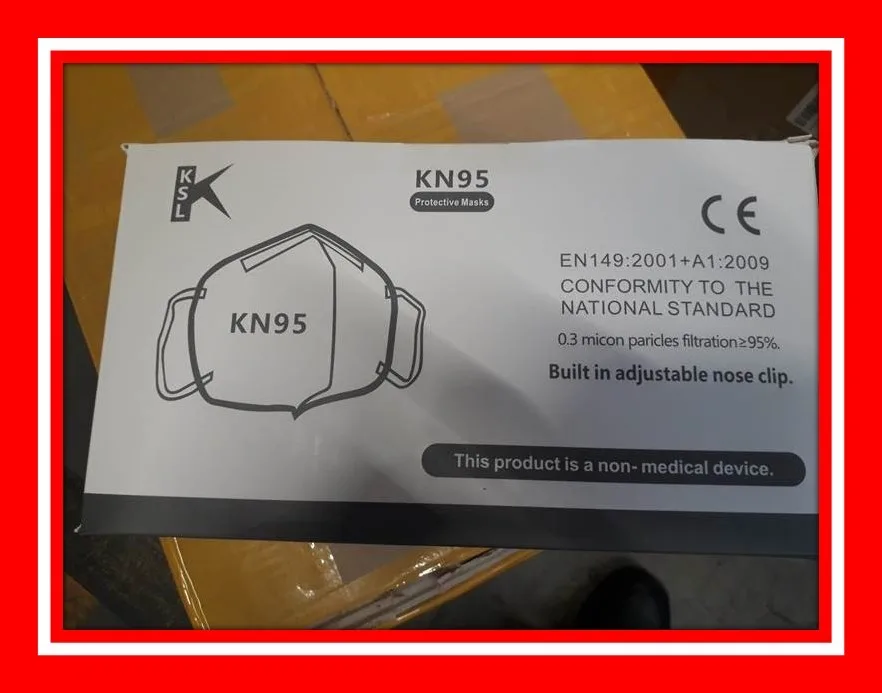 Maschera filtro antiparticolato «KN95 protective mask» — foto 4 dell'alert A12/00848/20